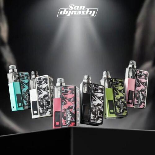 San Dynasty 小海豚 30W 小煙主機｜11色可選｜輕巧可換倉電子煙｜附空倉與配件