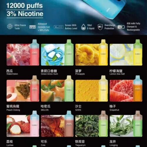 新品LANA 12000口一次性 LANA一次性 LANA Bar 巔峰續航LANA 12000口旗艦 sp2s拋棄式12000口一次性電子煙 一次性電子煙 拋棄式 蒸氣賣場